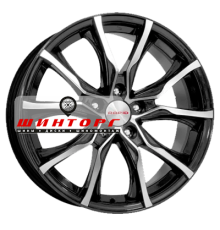 K&K 7,5x17/5x114,3 ET35 D67,1 Твист (КС697М) Алмаз черный