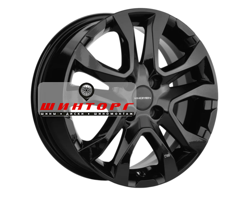 Купить диски Khomen Wheels 6x15/4x100 ET46 D54,1 KHW1503 (Rio/Solaris) Black от производителя Khomen Wheels в Казани