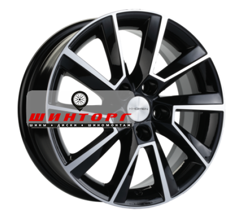 Купить диски Khomen Wheels 6x15/5x105 ET39 D56,6 KHW1507 (Aveo) Black-FP от производителя Khomen Wheels в Казани