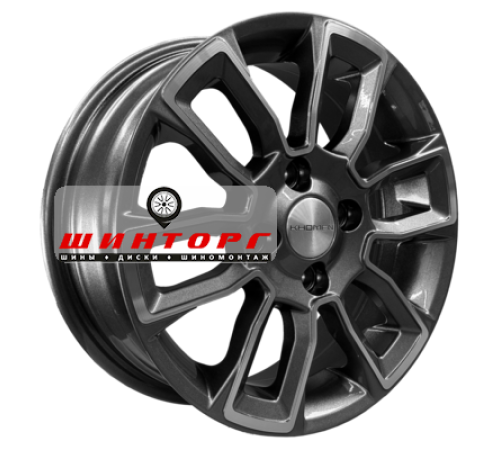 Купить диски Khomen Wheels 5,5x14/4x100 ET46 D54,1 KHW1406 (Alsvin/Getz/i20) Gray-FP от производителя Khomen Wheels в Казани