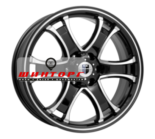 Купить диски K&K 7,5x18/6x114,3 ET38 D67,1 Балеар (КС727) Алмаз черный от производителя K&K в Казани