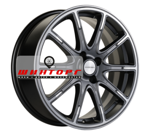 Купить диски Khomen Wheels 6,5x17/4x100 ET43 D60,1 KHW1707 (Lada Vesta Cross) Gray-FP от производителя Khomen Wheels в Казани