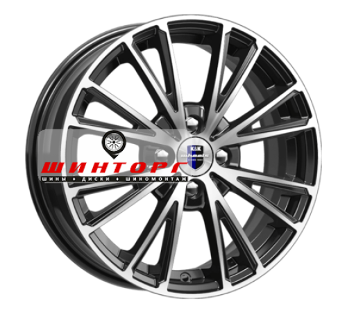Купить диски K&K 6x16/4x100 ET50 D60,1 Меандр-оригинал (КС879) Алмаз черный SK от производителя K&K в Казани