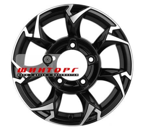Купить диски Khomen Wheels 5,5x15/5x139,7 ET5 D98,5 KHW1505 (Lada NIVA 4x4) Black-FP от производителя Khomen Wheels в Казани