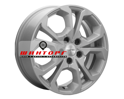 Купить диски Khomen Wheels 6,5x17/5x114,3 ET50 D64,1 KHW1711 (Haval/Honda) F-Silver от производителя Khomen Wheels в Казани