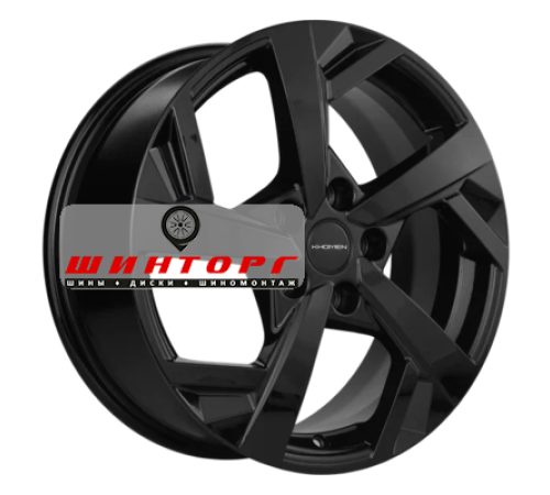 Купить диски Khomen Wheels 7x17/5x110 ET45 D67,1 KHW1712 (DFM580) Black от производителя Khomen Wheels в Казани