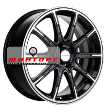 Khomen Wheels 6,5x17/4x100 ET43 D60,1 KHW1707 (Lada Vesta Cross) Black-FP