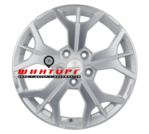 Купить диски Khomen Wheels 7x17/5x114,3 ET39 D60,1 KHW1715 (RAV4) F-Silver-FP от производителя Khomen Wheels в Казани