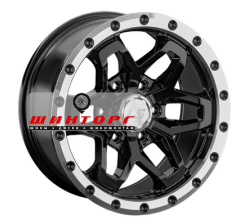 Купить диски LS 9x17/6x139,7 ET15 D106,1 1350 BKL (конус, Колпак+лого) от производителя LS в Казани
