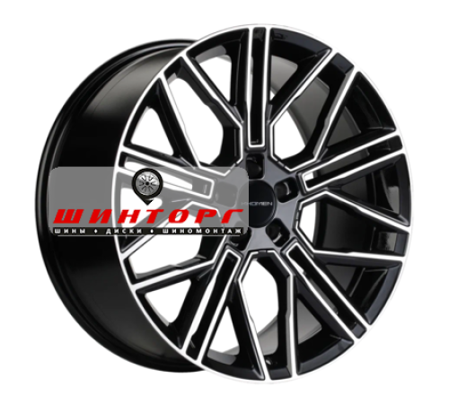 Купить диски Khomen Wheels 9,5x21/5x114,3 ET40 D64,1 KHW2101 (Tesla) Black-FP от производителя Khomen Wheels в Казани