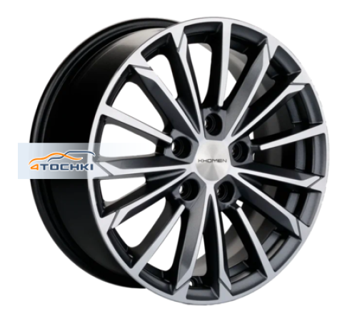 Купить диски Khomen Wheels 6,5x16/5x114,3 ET40 D66,1 KHW1611 (Qashqai) Gray-FP от производителя Khomen Wheels в Казани