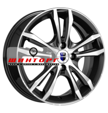 K&K 6x16/5x114,3 ET45 D67,1 Samara (КС866) Алмаз черный SK