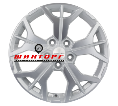 Купить диски Khomen Wheels 7x17/5x114,3 ET45 D60,1 KHW1715 (Changan/Geely/Lexus/Toyota) F-Silver-FP от производителя Khomen Wheels в Казани