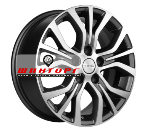 Купить диски Khomen Wheels 6,5x16/5x110 ET46 D63,3 KHW1608 (Changan CS35 Plus) Gray-FP от производителя Khomen Wheels в Казани