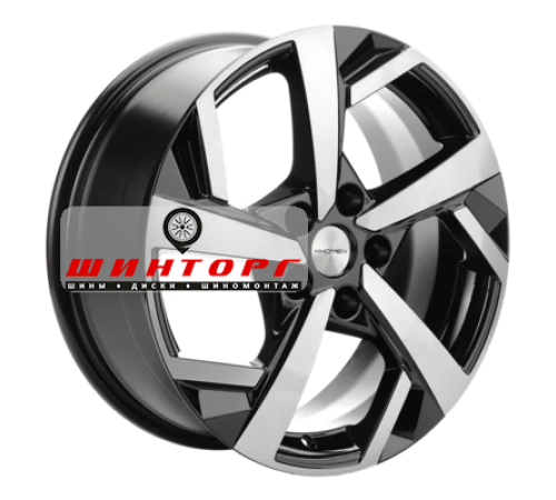 Купить диски Khomen Wheels 7x17/5x108 ET40 D54,1 KHW1712 (Jac/Москвич 3) Black-FP от производителя Khomen Wheels в Казани