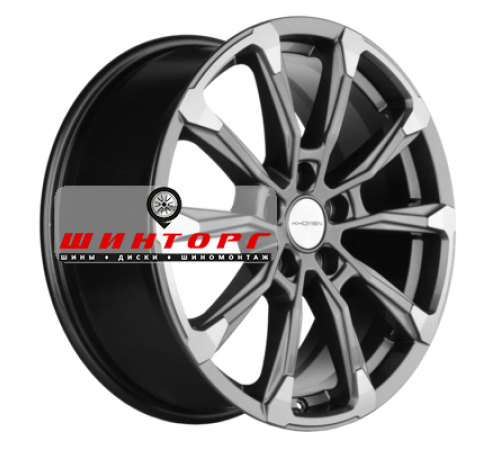 Купить диски Khomen Wheels 7,5x18/5x108 ET46 D63,4 KHW1808 (Tugella/Jaguar XF/F-Pace) Gray-FP от производителя Khomen Wheels в Казани