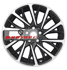 Khomen Wheels 7,5x18/5x112 ET39 D66,6 KHW1804 (Audi A4/A6) Black-FP
