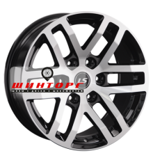 LS 9x18/6x139,7 ET30 D100,1 1279 BKF (конус, Колпак+лого)