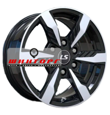 LS 7,5x17/6x139,7 ET36 D100,1 1301 BKF (конус, Колпак+лого)