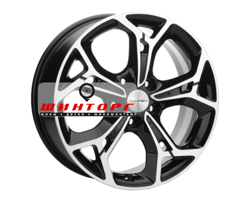 Купить диски Khomen Wheels 7x17/5x114,3 ET37 D66,5 KHW1702 (Jolion) Black-FP от производителя Khomen Wheels в Казани