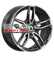 K&K 8x17/5x115 ET45 D70,2 Бартон (КС1110) Алмаз черный