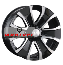 LS 8x18/6x139,7 ET36 D100,1 953 BKF (конус, Колпак+лого)