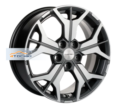 Купить диски Khomen Wheels 7x17/5x110 ET46 D63,3 KHW1715 (Changan CS35/CS35 Pro) Gray-FP от производителя Khomen Wheels в Казани Купить диски Khomen Wheels 7x17/5x110 ET46 D63,3 KHW1715 (Changan CS35/CS35 Pro) Gray-FP от производителя Khomen Wheels в Казани