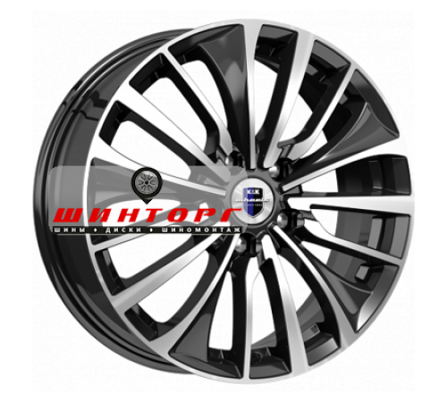 Купить диски K&K 6,5x17/4x100 ET45 D67,1 Flanker (КС905) Алмаз черный от производителя K&K в Казани