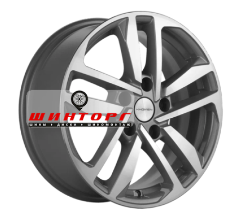 Купить диски Khomen Wheels 6,5x16/5x114,3 ET47 D66,1 KHW1612 (Fluence/Juke) F-Silver-FP от производителя Khomen Wheels в Казани