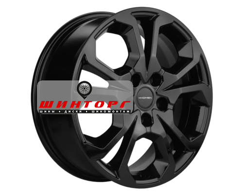 Купить диски Khomen Wheels 6,5x17/5x108 ET33 D60,1 KHW1711 (Chery/Exeed) Black от производителя Khomen Wheels в Казани