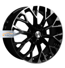 Khomen Wheels 7x17/5x114,3 ET45 D60,1 KHW1718 (Camry) Black-FP