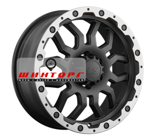 Купить диски LS 7,5x17/6x114,3 ET40 D66,1 1285 MBL (конус, Колпак+лого) от производителя LS в Казани