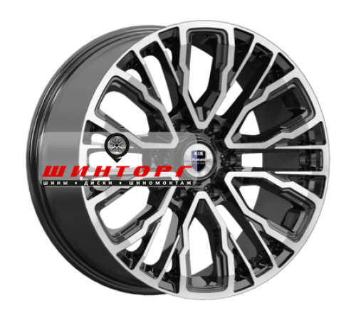 Купить диски K&K 8,5x19/6x139,7 ET36 D100,1 Кортес (КС1102) Алмаз черный от производителя K&K в Казани