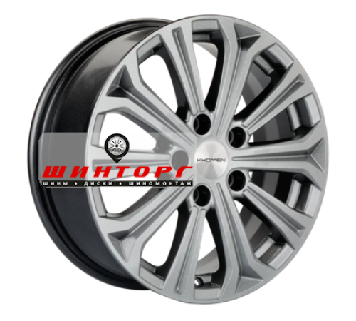 Купить диски Khomen Wheels 6,5x16/5x112 ET46 D57,1 KHW1610 (Octavia) G-Silver от производителя Khomen Wheels в Казани