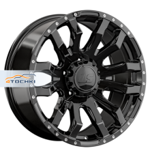 LS 9x20/5x150 ET25 D110,5 1294 BK (конус, Колпак+лого)