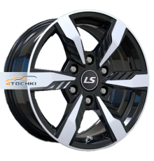 LS 7,5x17/6x139,7 ET36 D100,1 1301 BKF (конус, Колпак+лого)