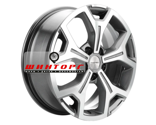 Купить диски Khomen Wheels 6,5x17/5x112 ET50 D66,6 KHW1710(2) (Mercedes Vito) Gray-FP от производителя Khomen Wheels в Казани