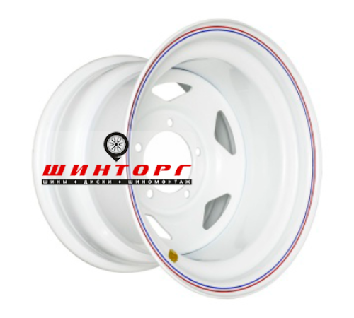 Купить диски Off-Road Wheels 8x16/5x139,7 ET-25 D110 УАЗ (треуг.) Белый от производителя Off-Road Wheels в Казани
