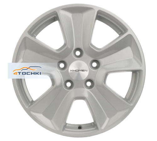 Купить диски Khomen Wheels 6,5x16/5x114,3 ET50 D67,1 KHW1601 (Huyndai/Kia) F-Silver от производителя Khomen Wheels в Казани