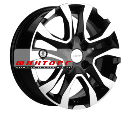 Купить диски Khomen Wheels 6x15/4x100 ET46 D54,1 KHW1503 (Rio/Solaris) Black-FP от производителя Khomen Wheels в Казани