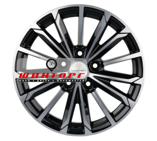 Купить диски Khomen Wheels 6,5x16/5x112 ET39,5 D66,6 KHW1611 (Actyon) Black-FP от производителя Khomen Wheels в Казани