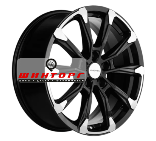 Купить диски Khomen Wheels 7,5x18/5x114,3 ET50 D67,1 KHW1808 (K5/Santafe) Black-FP от производителя Khomen Wheels в Казани