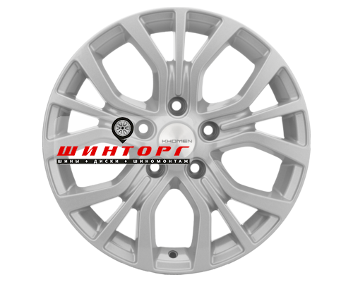 Купить диски Khomen Wheels 6,5x16/5x114,3 ET45 D60,1 KHW1608 (Toyota/Suzuki) F-Silver от производителя Khomen Wheels в Казани