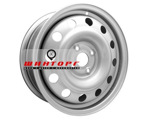 Купить диски ТЗСК 6x15/4x100 ET48 D54,1 Hyundai Solaris, Kia Rio серебро от производителя ТЗСК в Казани