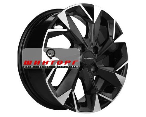 Купить диски Khomen Wheels 5,5x14/4x100 ET43 D60,1 KHW1402 Black-FP от производителя Khomen Wheels в Казани