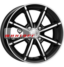 K&K 6x14/4x100 ET30 D67,1 Sportline (КС603) Алмаз черный