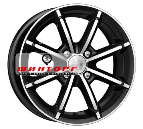 Купить диски K&K 6x14/4x100 ET30 D67,1 Sportline (КС603) Алмаз черный от производителя  в Казани