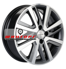 Khomen Wheels 6x16/4x100 ET50 D60,1 KHW1609 (Vesta/Largus) Gray-FP