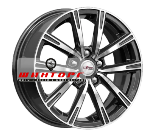 Купить диски iFree 6x15/5x100 ET43 D57,1 Драйвер (КС996) Блэк Джек от производителя iFree в Казани