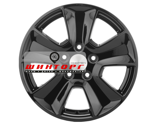 Купить диски Khomen Wheels 6,5x16/5x114,3 ET50 D66,1 KHW1601 (Renault/Nissan) Black от производителя Khomen Wheels в Казани